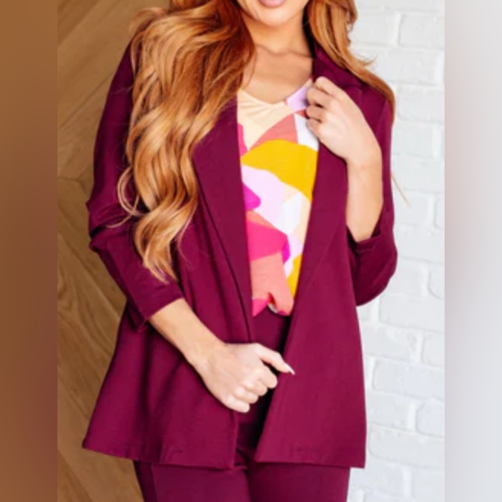 Christopher & Banks Ponte Knit Blazer, size 2X